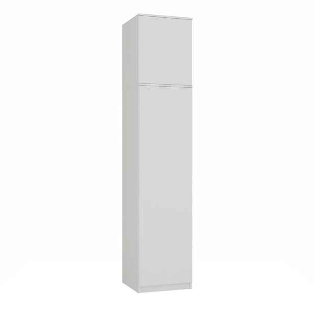 TP Living Šatní skříň s nástavcem Malwa 50 cm bílá