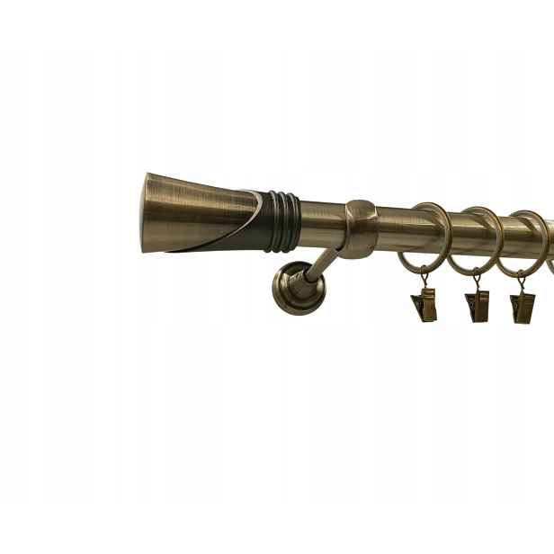 Garnýž fi25mm Zlato Antik 120cm Vega