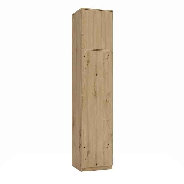 TP Living Šatní skříň s nástavcem Malwa 50 cm dub artisan