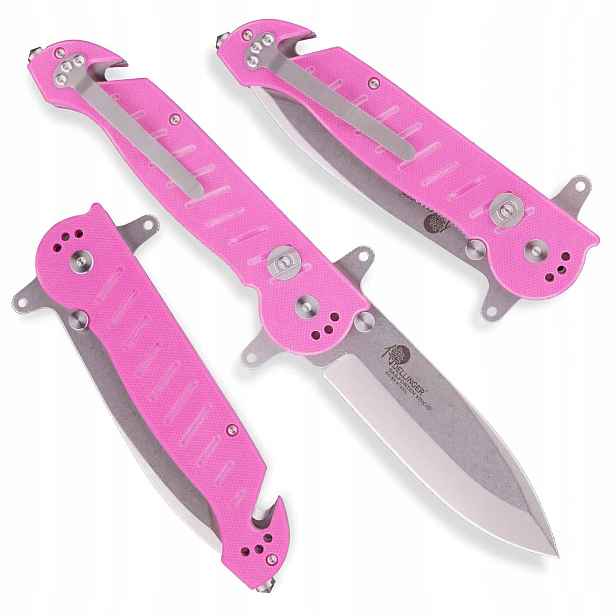 Záchranářský nůž Dellinger Sas Forten Vincid DC53 Pink
