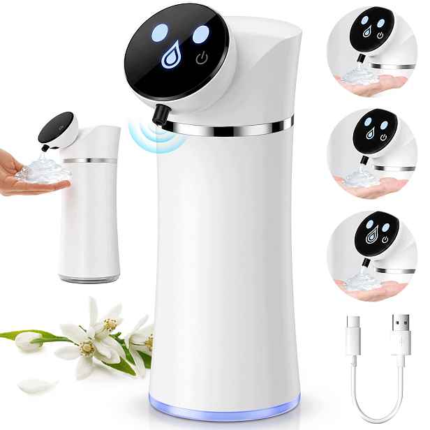 Dávkovač Na Tekuté Mýdlo Bezdotykový Automatický Senzor Dávkovač Bílý