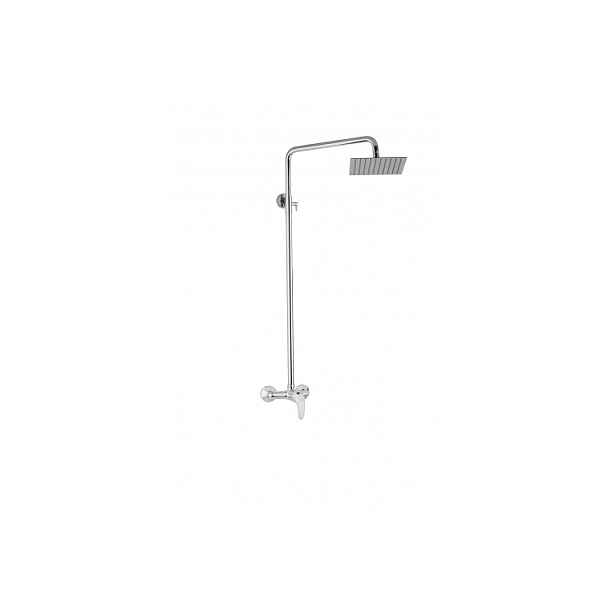 JB Sanitary SLIM SA 61 000 00 5 - Sprchová sestava s baterií 150mm; nerezovou čtvercovou sprchou 250x250mm; bez možnosti ruční sprchy