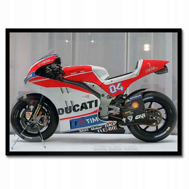 Plakáty v rámu 70x50 Motocykl Motor Ducati