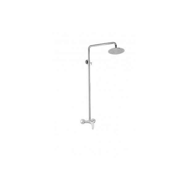 JB Sanitary SLIM SA 61 000 00 6- Sprchová sestava s baterií 150mm; nerezovou kruhovou sprchou 250mm; bez možnosti ruční sprchy