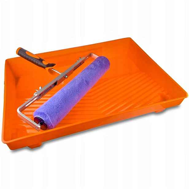Malířský Váleček 40 cm 12 mm Kuweta Držák Sada Pro Malování Stěn Stropů