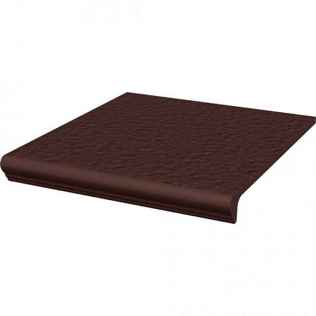 Schodovka Paradyz Klinker Natural brown duro 33x30 cm reliéfní SCFNATURALBRDU