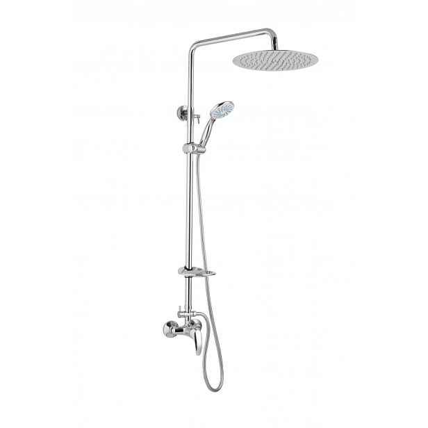 JB Sanitary SLIM SA 56 011 12 6 - Sprchová sestava s baterií 100mm; nerezovou kruhovou sprchou 250mm; s příslušenstvím