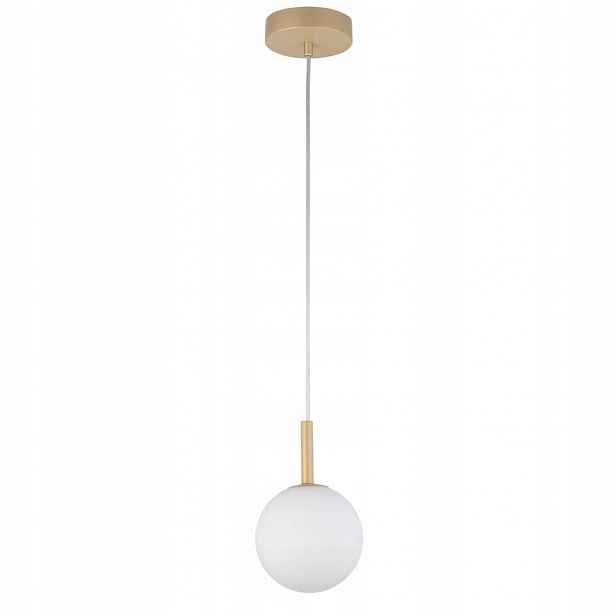 Závěsná lampa Gama Bílá Metal G9 12W Sklo Sigma Lighting nad stůl