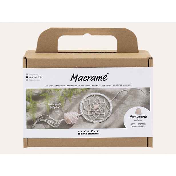 Creativ Company Kreativní sada - Macramé lapač snů