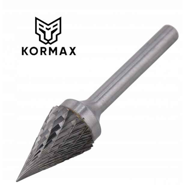 Fréza 14 mm kuželový rotační pilník 14x25x70x6 z karbidu M/skm