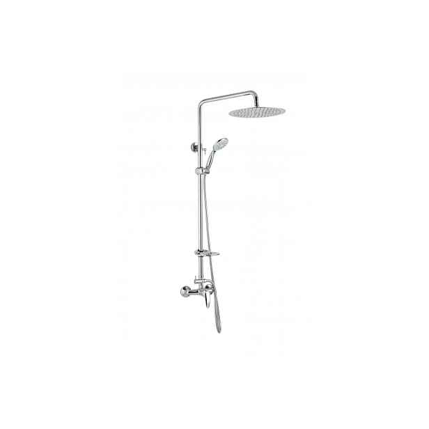 JB Sanitary SLIM SA 61 011 12 6 - Sprchová sestava s baterií 150mm; nerezovou kruhovou sprchou 250mm; s příslušenstvím
