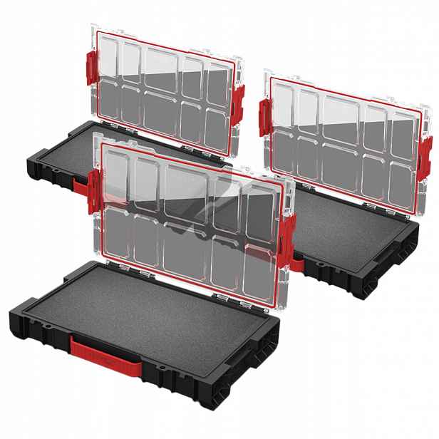 Qbrick System Pro Organizer100 MultilayerFoamInserts pěnová krabička x3
