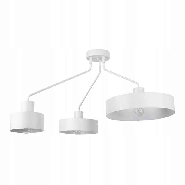 stropní svítidlo Led 3x E27 Bílá Ocel Lakovaná 111 cm Sigma Lighting