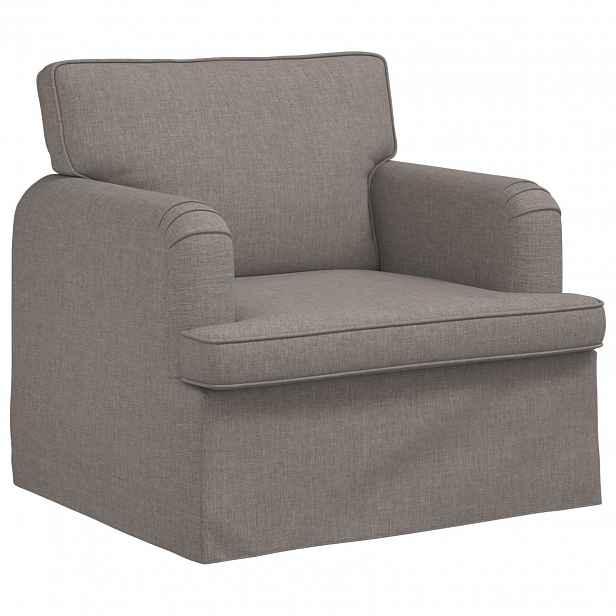 vidaXL Pohovka Taupe 84 x 80 x 85 cm textil