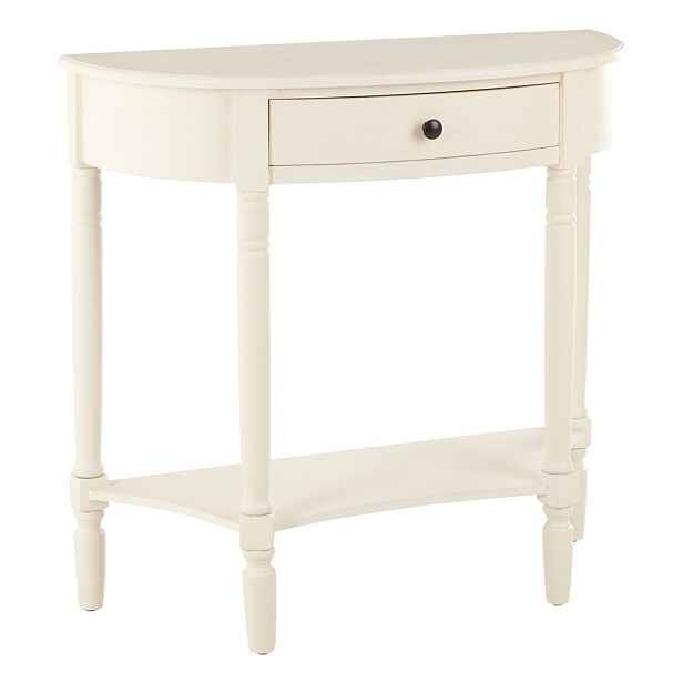 Bílý konzolový stolek z borovicového dřeva 33x81 cm Heritage – Premier Housewares