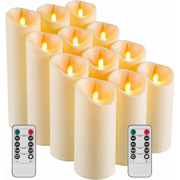 Led svíčky, Led svíčky na baterie, 12 Ks