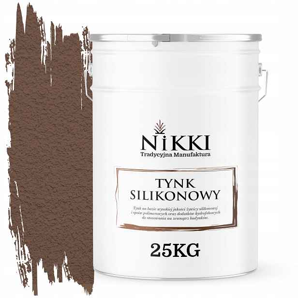 Silikonová Omítka Fasádní Barva Čokoládová F536 25KG Zrno 1.5mm