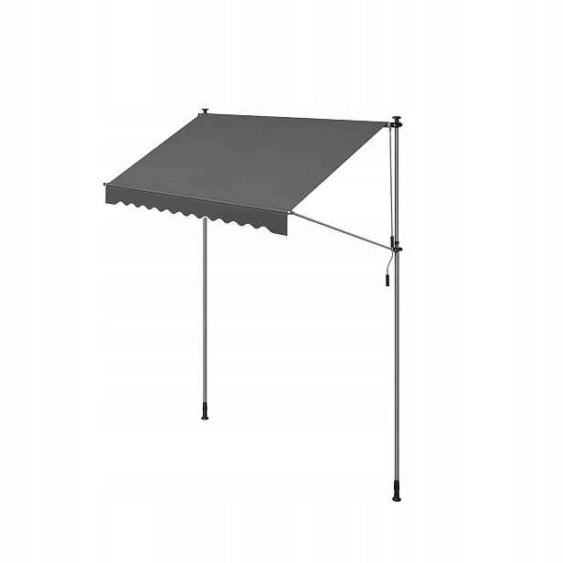Deštník Songmics šedý 120 x 250 cm