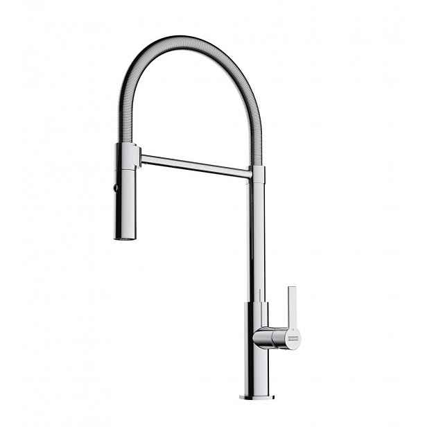 Franke Maris Slim - Dřezová baterie FS 2845.031, s flexibilním ramenem a sprškou, chrom 115.0728.395