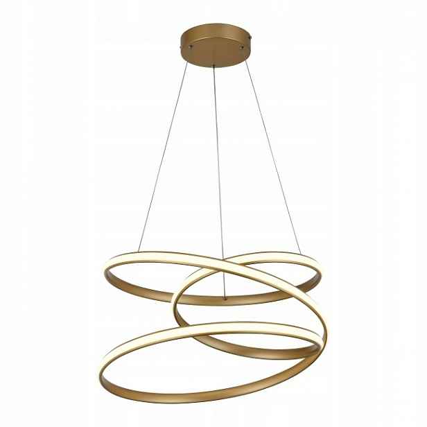 Moderní zlatá závěsná Led lampa do obývacího pokoje v ložnici 4000K Reality