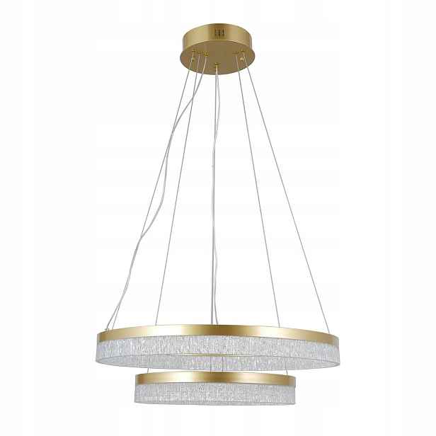 Pendel Závěsná lampa Moderní Zlatá Led 36W 60cm Pantal Regulace Italux