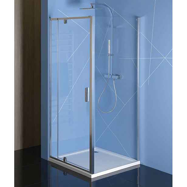 Polysan Easy Line - Sprchový kout 80-90x90 cm, L/P varianta, čiré sklo/chrom EL1615EL3315