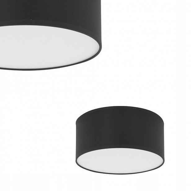 Stropní svítidlo černá stropní svítidlo Rondo stínidlo do obývacího pokoje 3334 Tk Lighting