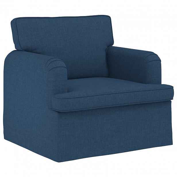 vidaXL Pohovka Modrá 84 x 80 x 85 cm textil