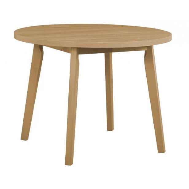 Kulatý jídelní stůl Norveg 100 cm, dub grandson