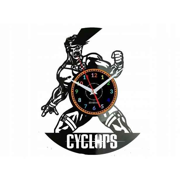 Cyclops Dárek Originální dekorace do domu Hodiny z vinylové desky