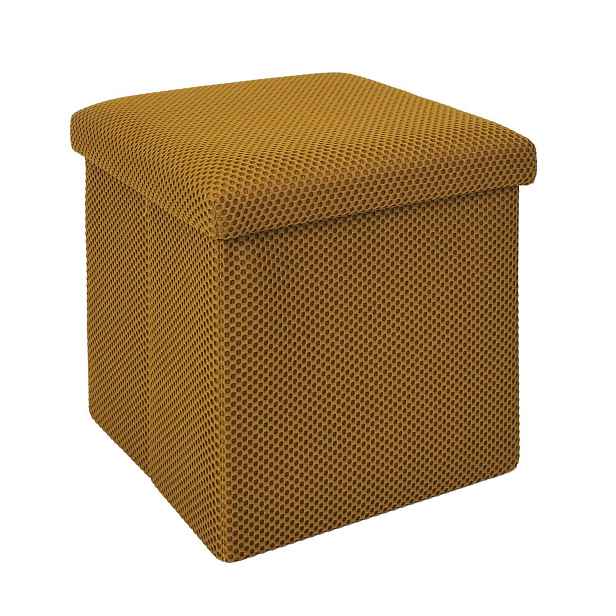 Puf s úložným prostorem čalouněný sedák 38 cm do dětské předsíně