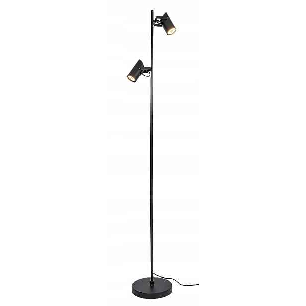 Stojací lampa černá reflektorová 2xGU10 10W Maximilian Rabalux