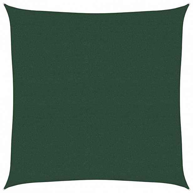 vidaXL Stínicí plachta 160 g/m² tmavě zelená 4,5 x 4,5 m HDPE