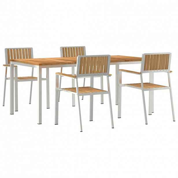 vidaXL Zahradní jídelní sada 5 ks 180 x 90 x 75 cm