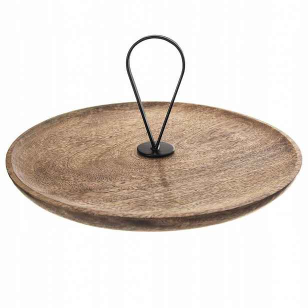 Podnos Dřevěná Mango 30,5 CM Na Dort Ovoce Občerstvení Loft