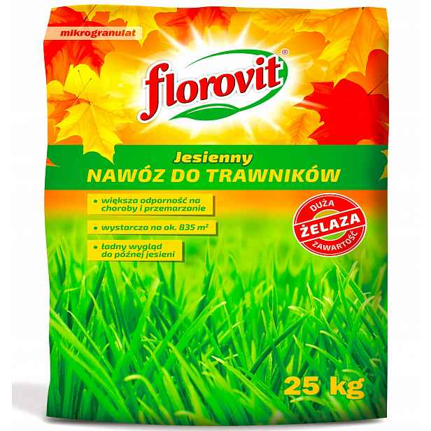 Podzimní Hnojivo Pro Trávníky S Železem 25 Kg Florovit