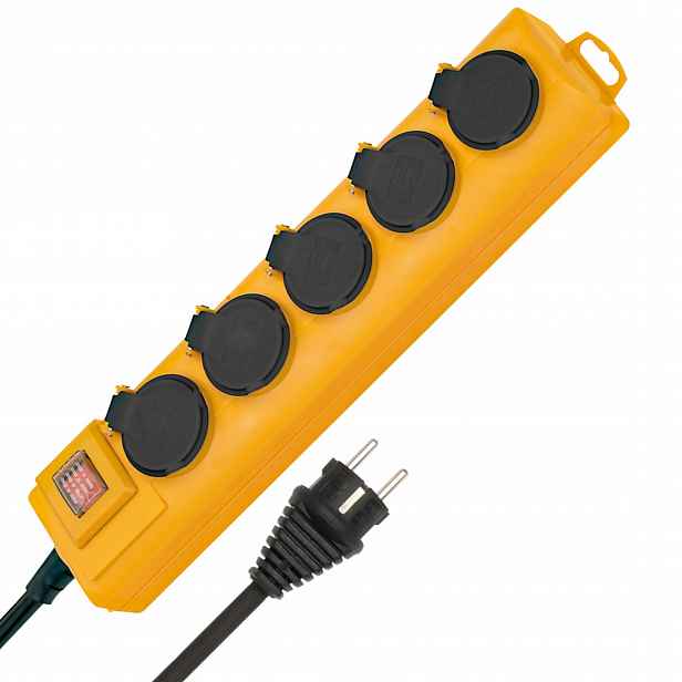 Síťová lišta Super-Solid IP54 5-zásuvek 2 m H07RN-F 3G2,5 mm brennenstuhl