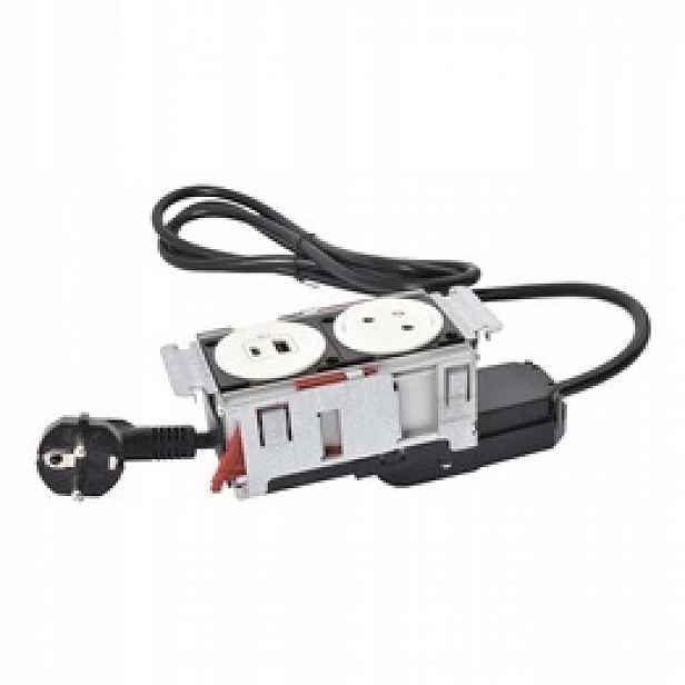 Nábytková zásuvka Disq'in 2P+Z/USB Legrand 654740
