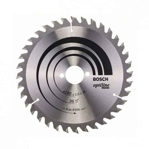 Bosch Kotouč na dřevo Optiline Wood 36z 190 mm /30