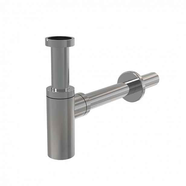 kielle - Umyvadlový sifon, průměr 32 mm, kulatý, kov 30901010