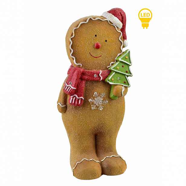 Mondex FIGURKA, keramika, fialovohnědá