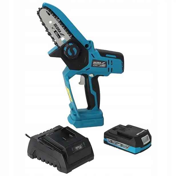 Dedra aku řetězová pila Mini 18V/2Ah, 4", prořez 95mm, DED7031