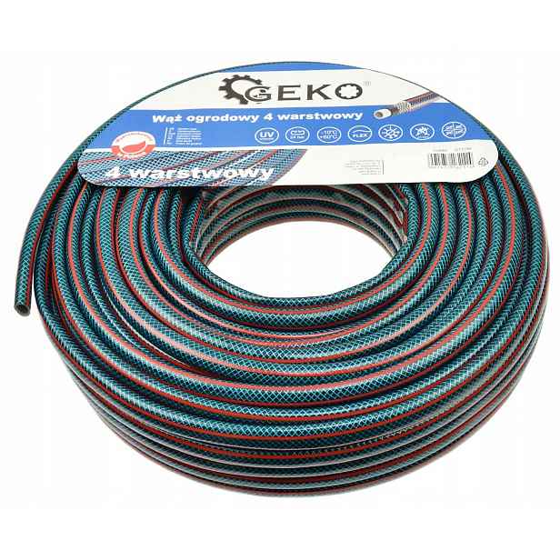Hadice 4vrstvá 1/2" 50 m Geko New G73785