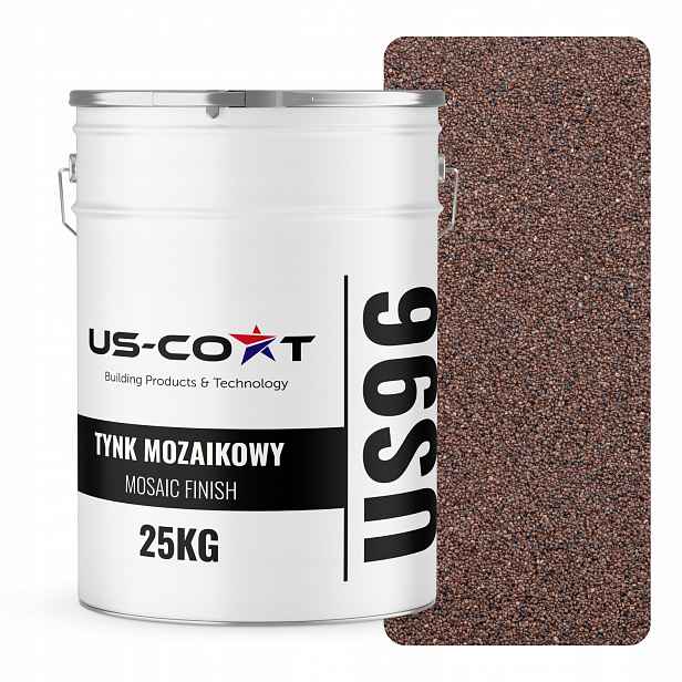 Mozaiková Omítka Mozaika 25 Kg Hnědá Tmavá M81 Ozdobná Pryskyřičná Fasáda