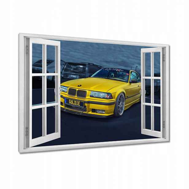 Obrazy 90x60 Zlaté auto Bmw Auto