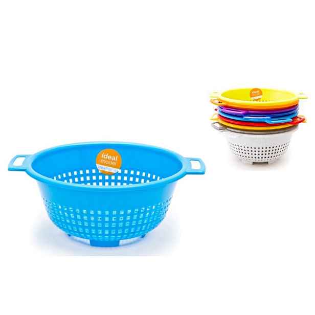 cedník d24cm stojící, 2ucha, plast