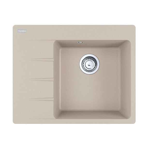 Franke Centro - Fragranitový dřez CNG 611-62 TL/7, 62x50 cm, sahara 114.0637.163