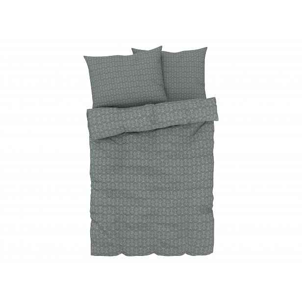Livarno Home Ložní povlečení Renforcé, 200 x 220 cm, 70 x 90 cm (ornament zelený)