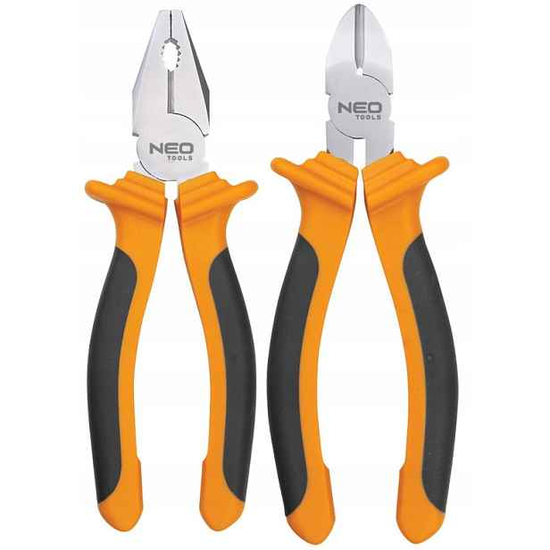 Neo Tools Sada Kleští Kleště 160 MM Kombinačky, Boční Kleště