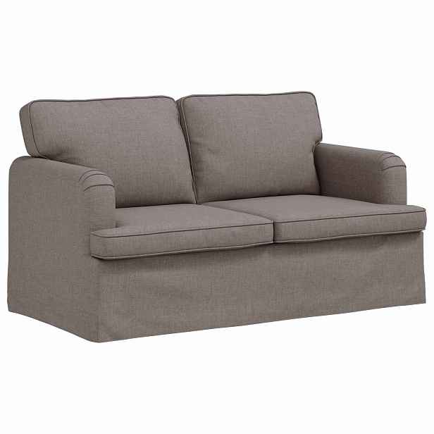 vidaXL Pohovka Taupe 144 x 80 x 85 cm textil